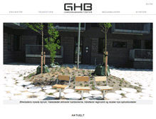 Tablet Screenshot of ghb-landskab.dk